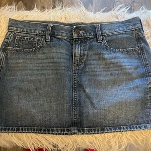 Old Navy Blue Mini Skirt Casual size 8